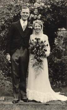 Frank and Dorie's Wedding 4th July 1936