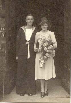 Len and Joan's Wedding 4th April 1942